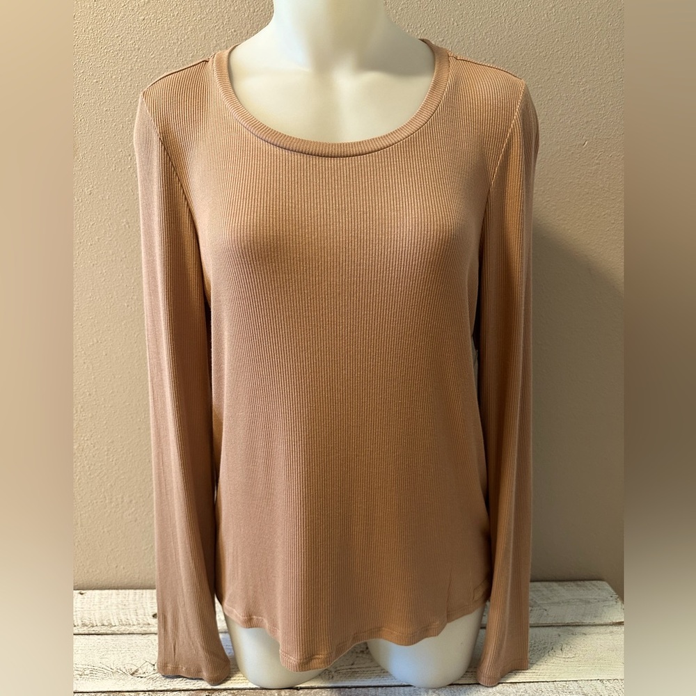 Steve Madden Ribbed Long-Sleeve Top - NWT